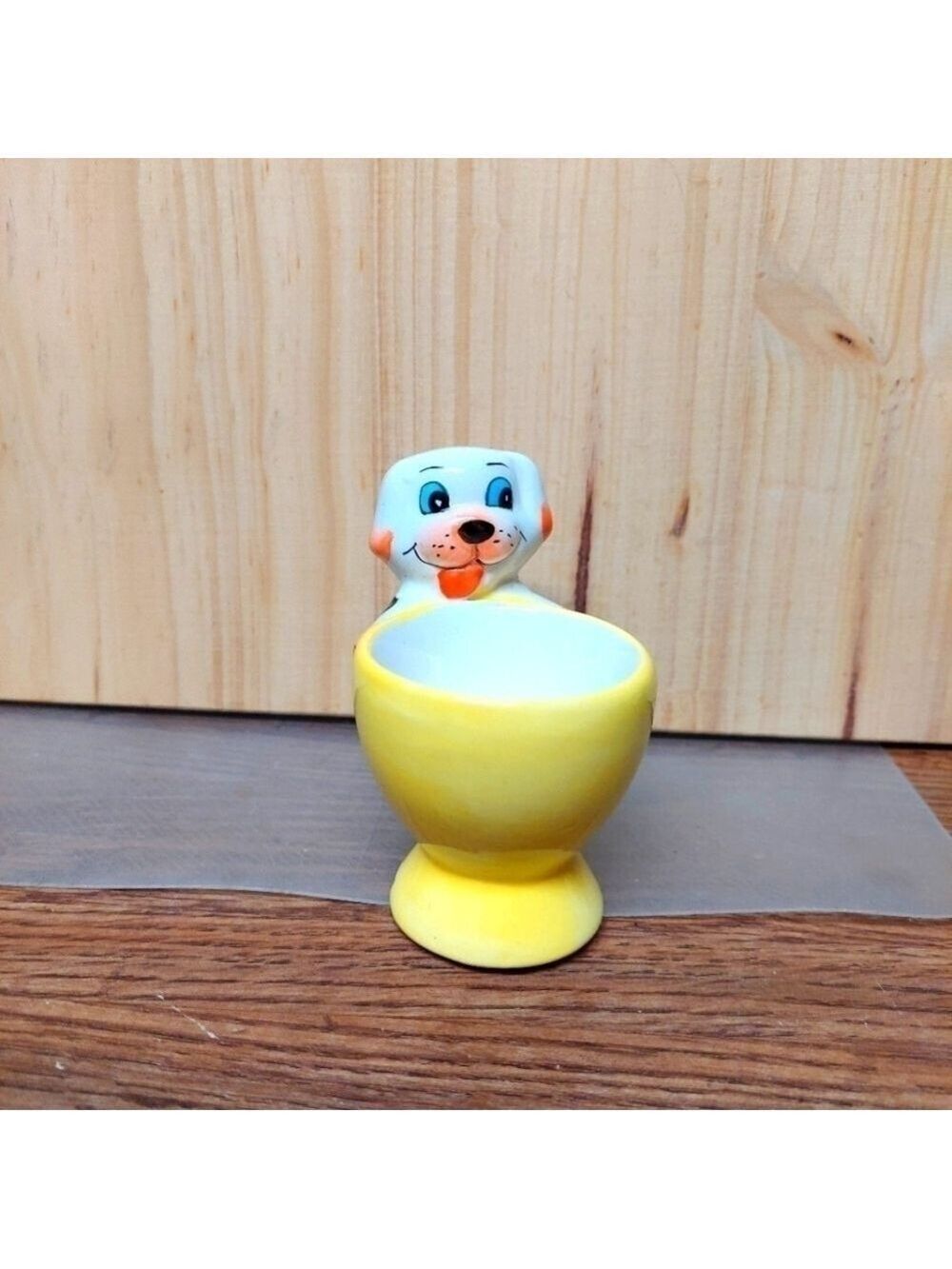 Vintage 60s Puppy Egg Holder